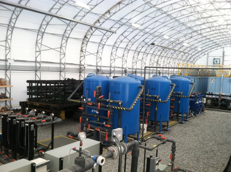 Weather-protected equipment storage